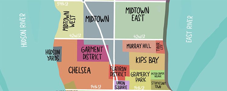 Mapa De Manhattan Detallado Planning Por Zonas Mola Viajar 6065
