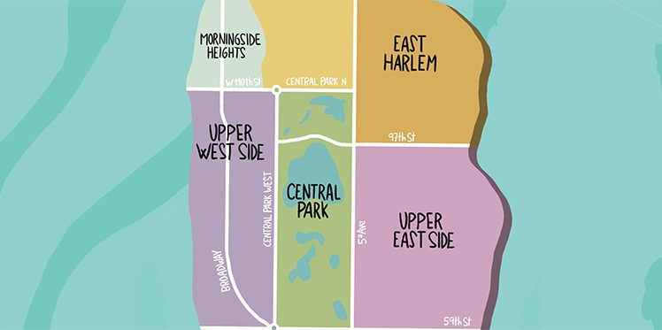Mapa De Manhattan Detallado Planning Por Zonas Mola Viajar 9844