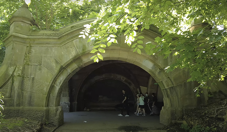 Meadowport Arch en Prospect Park Brooklyn