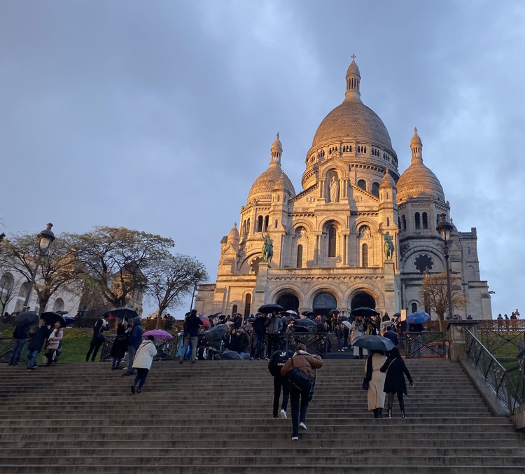 la Basílica del Sacre Coeur de Montmartre