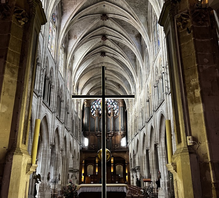 interior de la iglesia saint severin