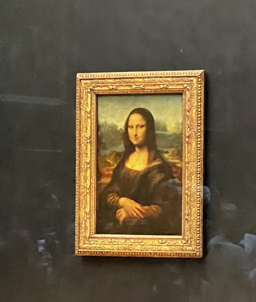 La Gioconda dentro del museo del louvre