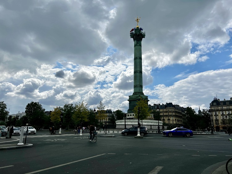 Plaza de la Bastilla en París