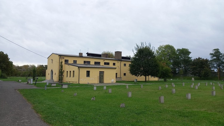 vista de una zona del campo de trabajo en Terezín