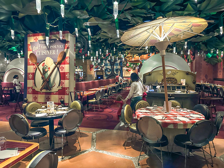 Interior de restaurante de Disney