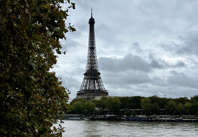 vista De la Torre Eiffel y el Sena